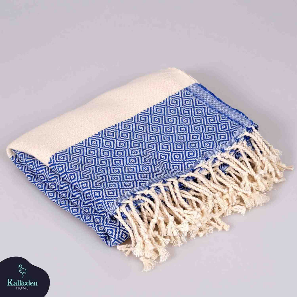 "Diamond" 100% Premium Turkish Cotton hand woven towel