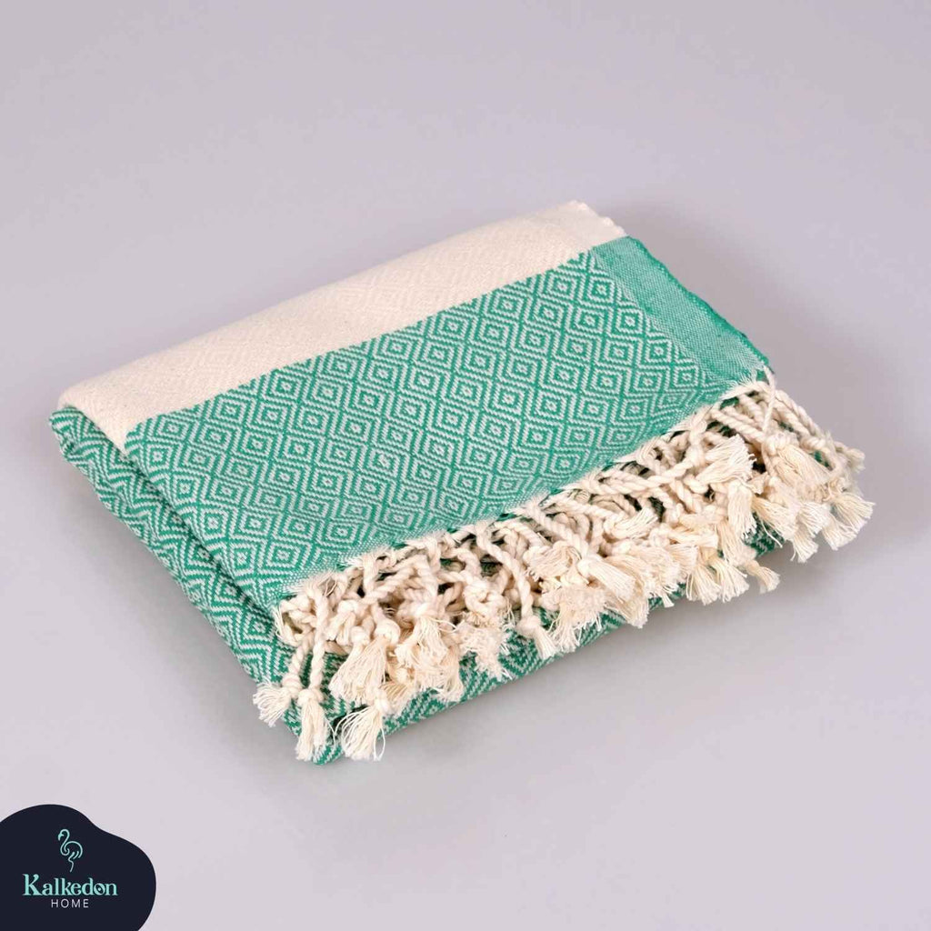 "Diamond" 100% Premium Turkish Cotton hand woven towel