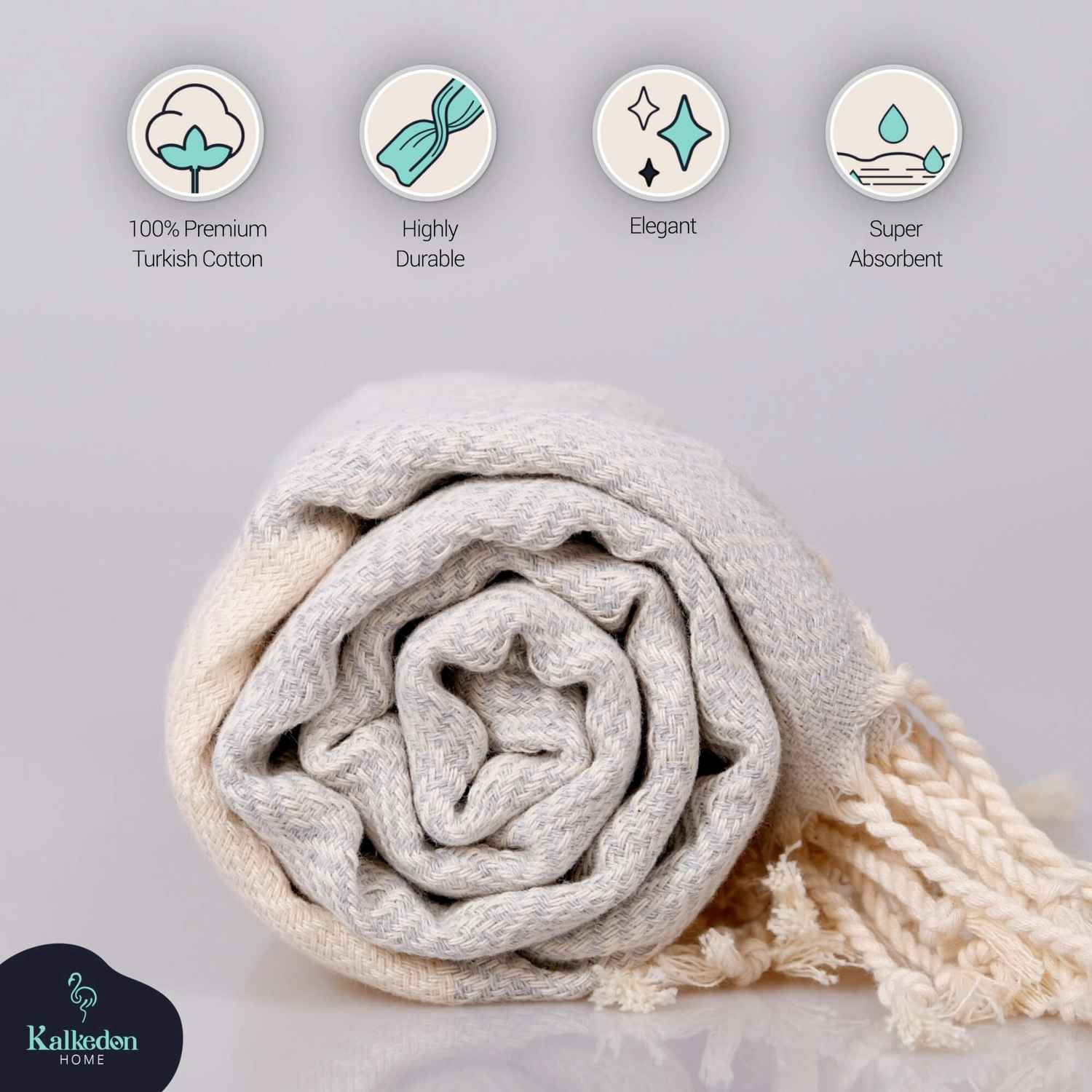 "Diamond" 100% Premium Turkish Cotton hand woven towel