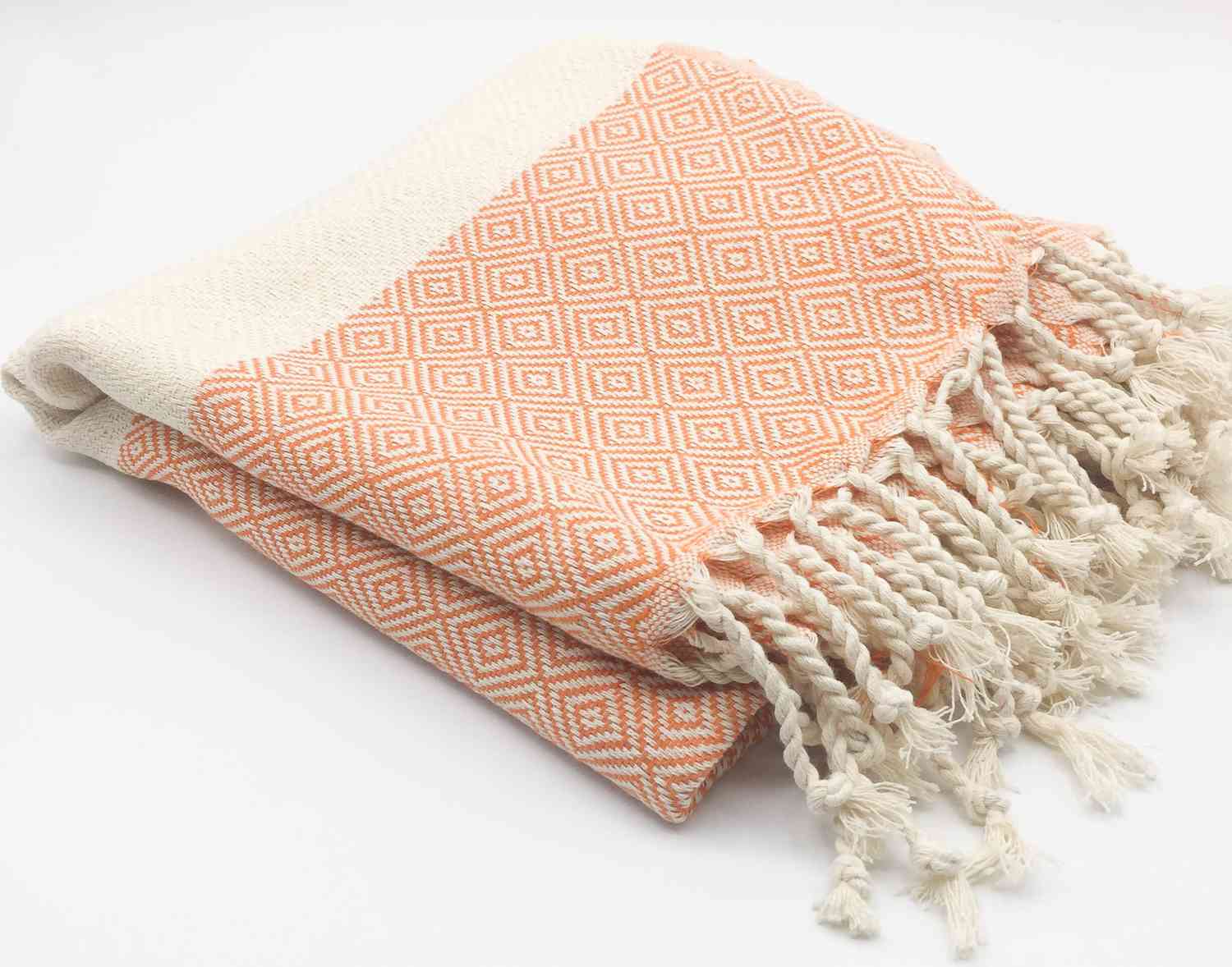 "Diamond" 100% Premium Turkish Cotton hand woven towel