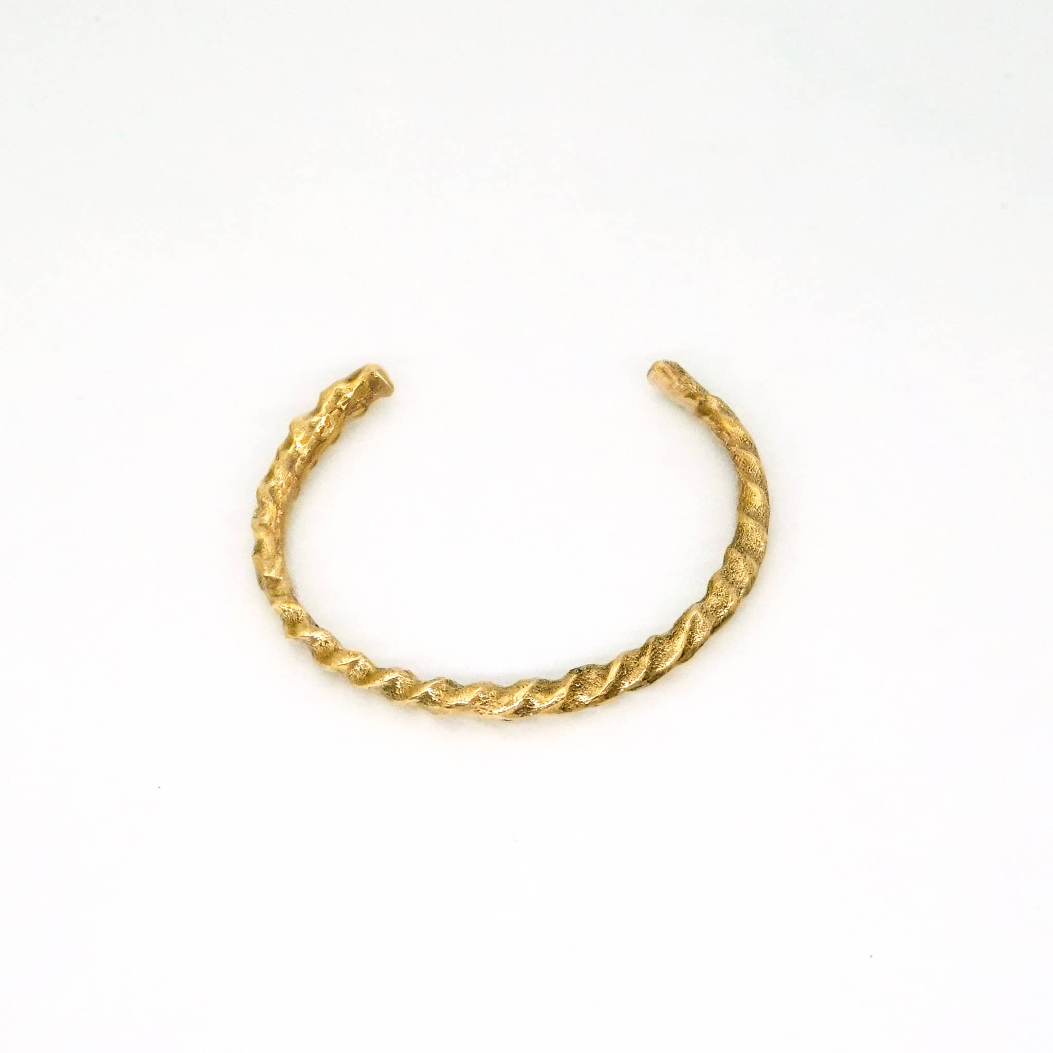 Kamba Brass Cuff Rope Bracelet - Unisex Bracelets La Vie Bien Kamba Brass Cuff Rope Bracelet - Unisex