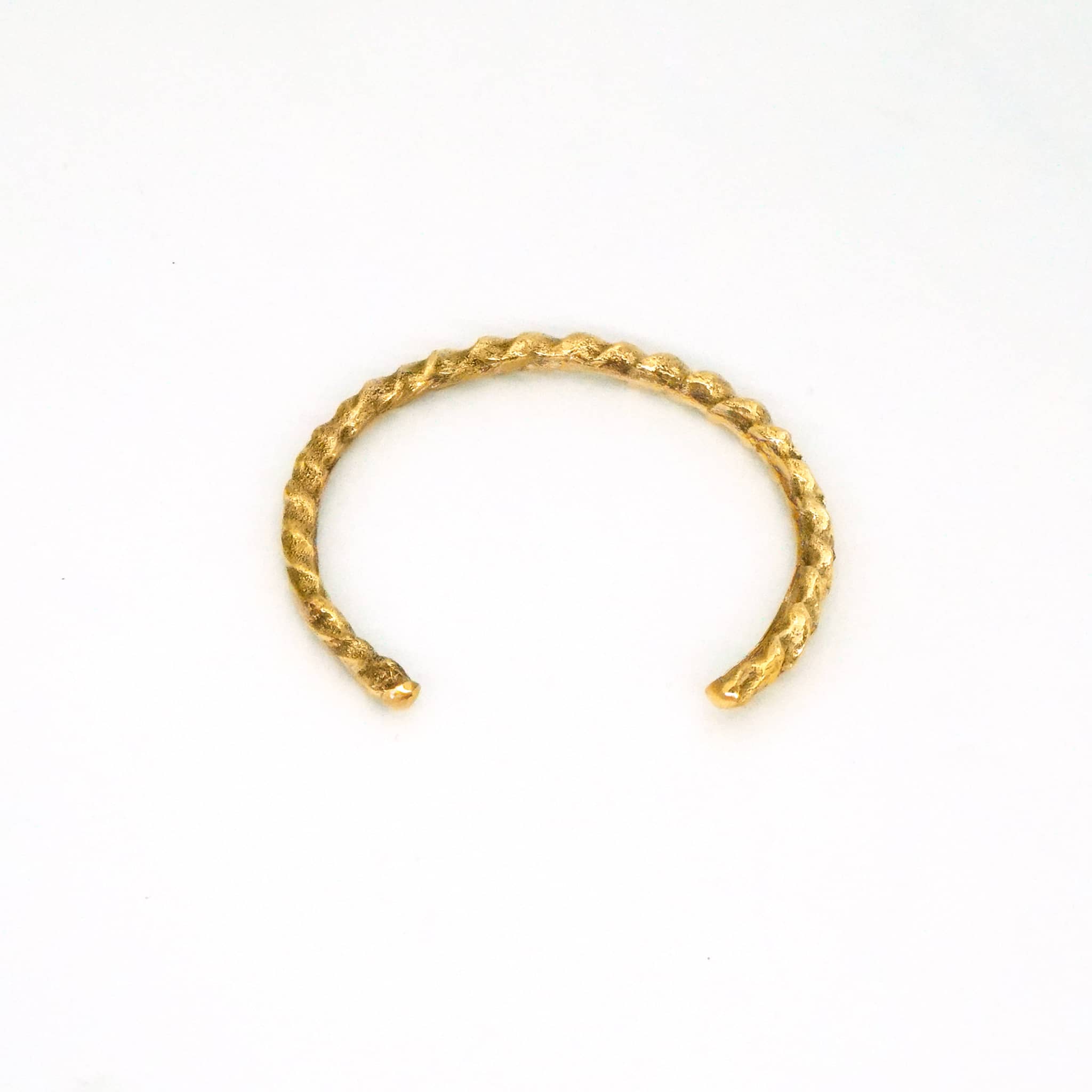 Kamba Brass Cuff Rope Bracelet - Unisex Bracelets La Vie Bien Kamba Brass Cuff Rope Bracelet - Unisex