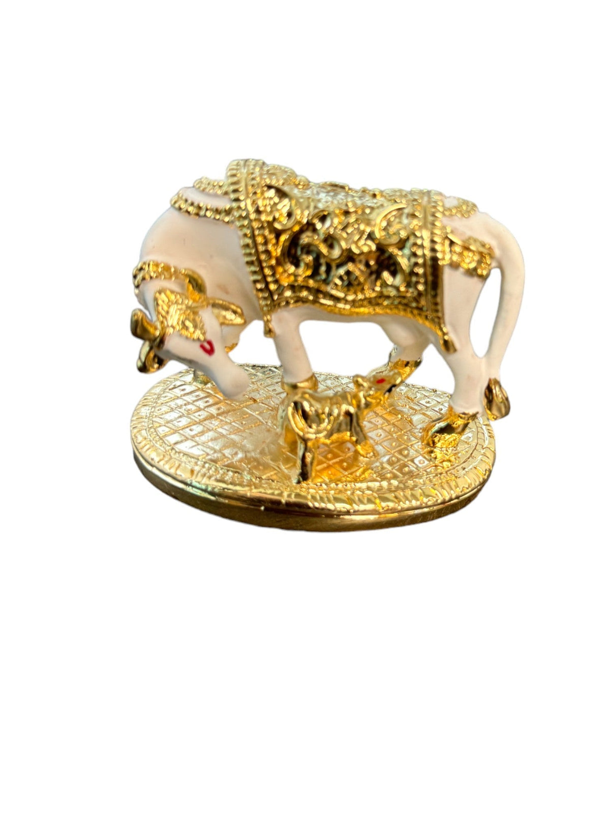 Kamdhenu Idol Figurine for Car Dashboard or Work Desk Car Accessories La Vie Bien Kamdhenu Idol Figurine for Car Dashboard or Work Desk