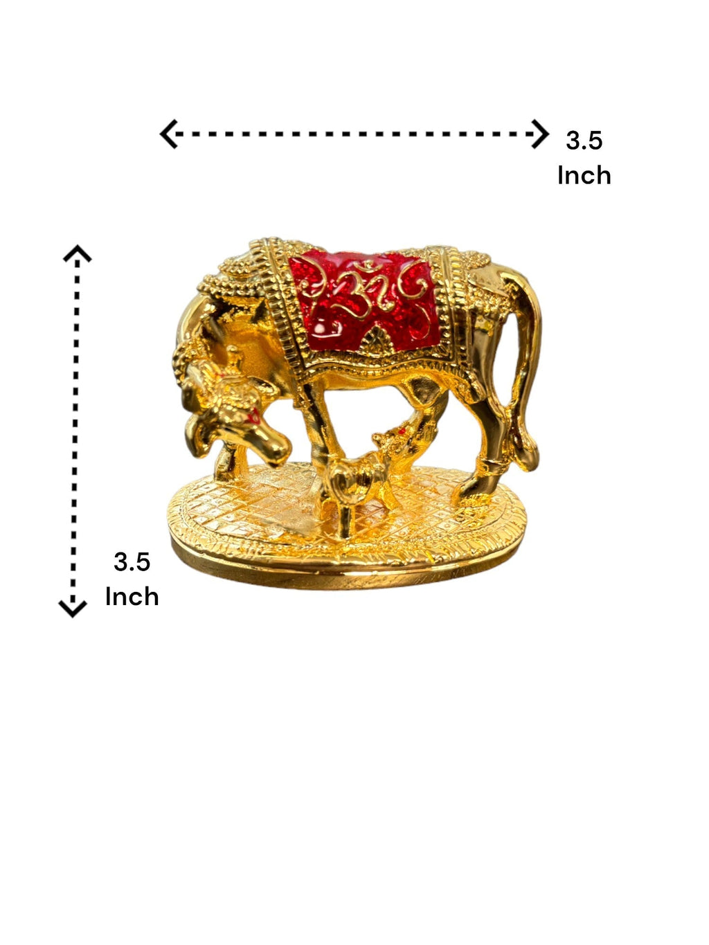 Kamdhenu Idol Figurine for Car Dashboard or Work Desk Car Accessories La Vie Bien Kamdhenu Idol Figurine for Car Dashboard or Work Desk