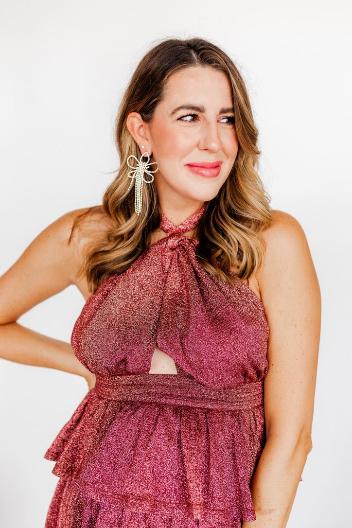Kameron Flower Statement Earrings