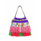 Karen Hilltribe Embroidered Tote | Shoulder Handbag - Thailand Bags La Vie Bien Karen Hilltribe Embroidered Tote | Shoulder Handbag - Thailand