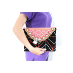 Karen Vintage Fabric Bag With Leather Straps - Thailand Bags La Vie Bien Karen Vintage Fabric Bag With Leather Straps - Thailand