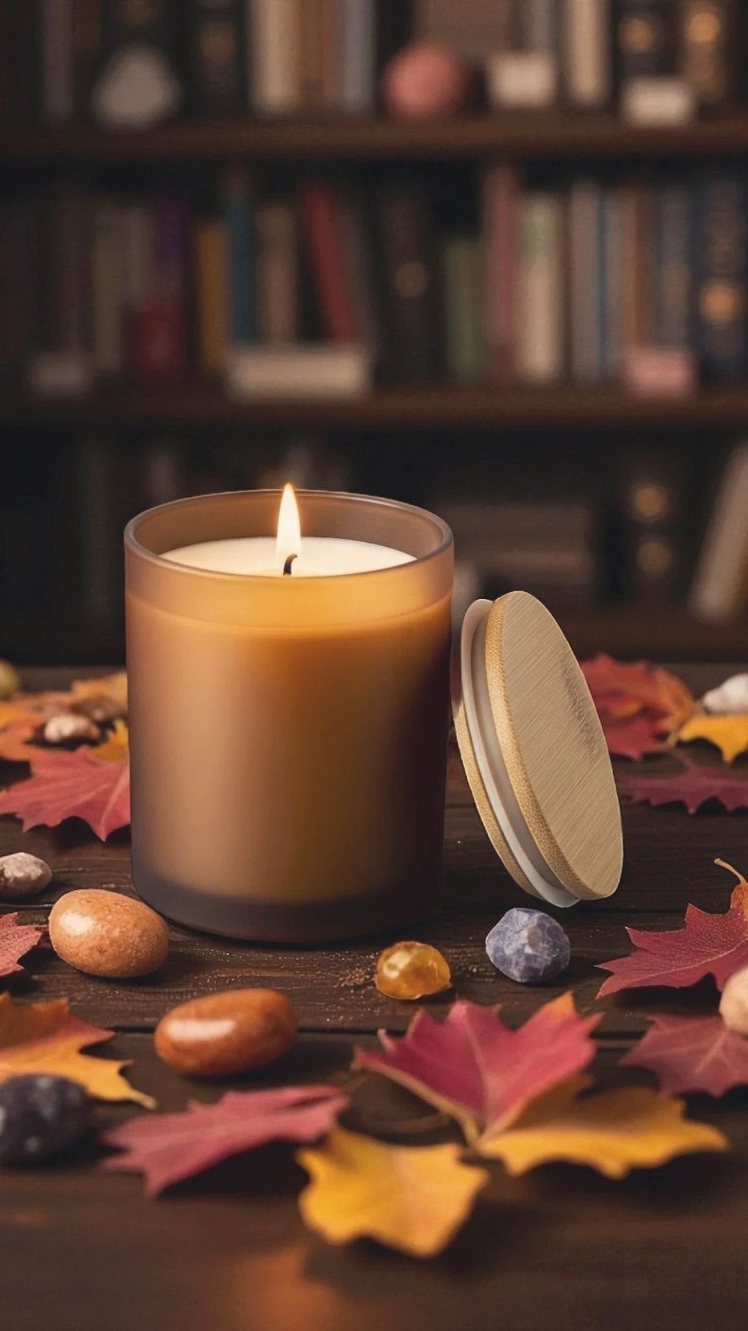KARMA CANDLE - HIDDEN CRYSTALS INSIDE! -- by Moon Water Apothecary! by Moon Water Apothecary