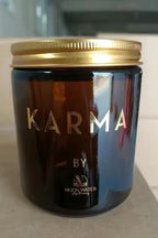 KARMA CANDLE - HIDDEN CRYSTALS INSIDE! -- by Moon Water Apothecary! by Moon Water Apothecary