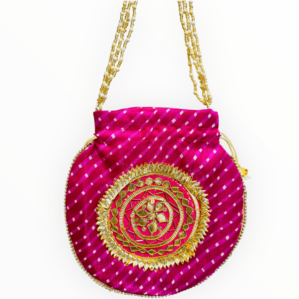 Karwachauth Gift Combo - Reusable Gajra, Sindoor Dibbi, Bindi & Gota Potli La Vie Bien Karwachauth Gift Combo - Reusable Gajra, Sindoor Dibbi, Bindi & Gota Potli