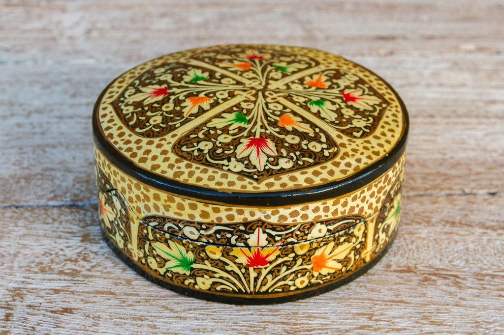 Kashmiri Lacquered Coster Set