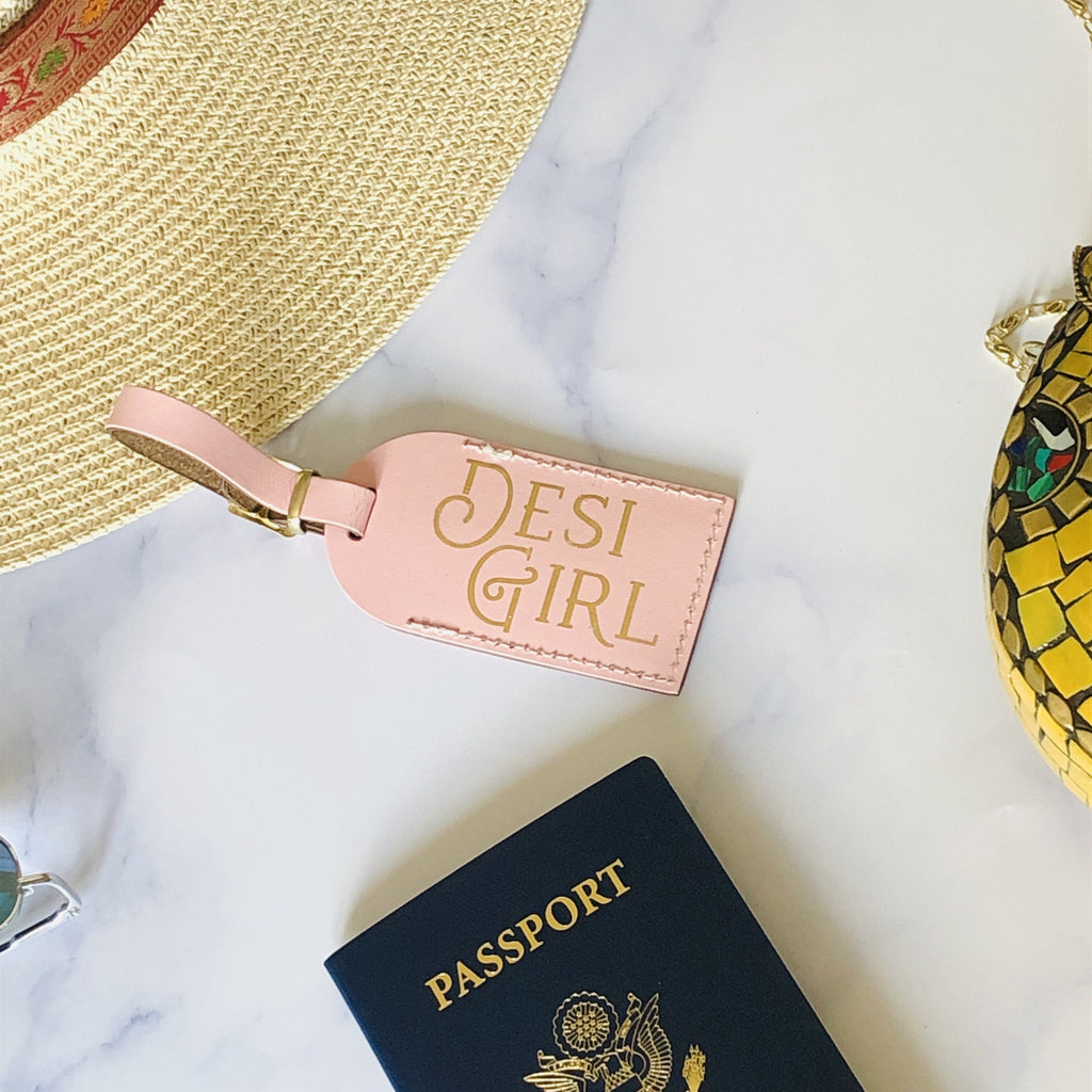Desi Girl Luggage Tag