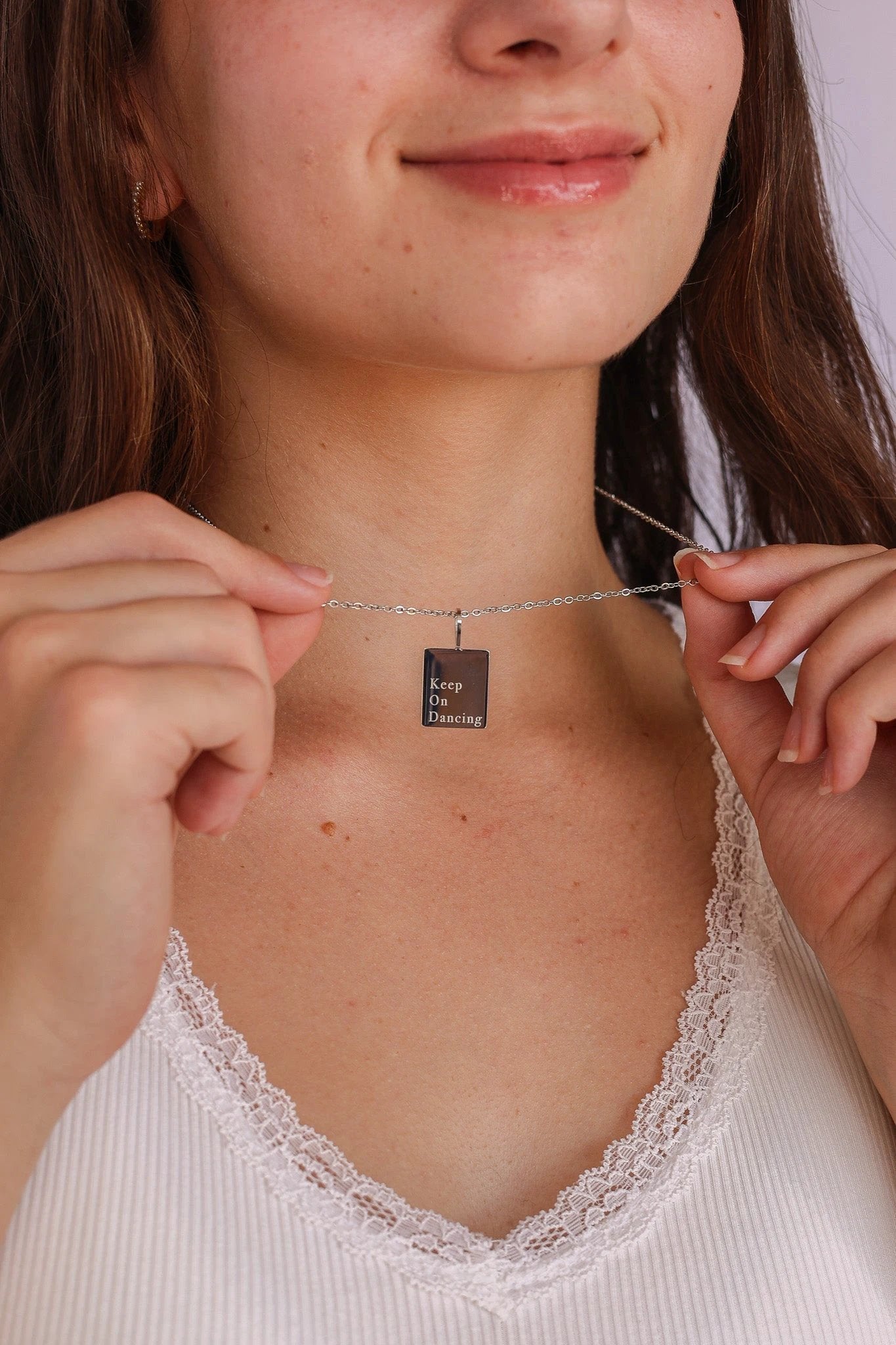 "Keep On Dancing" Necklace by Rose & Clay