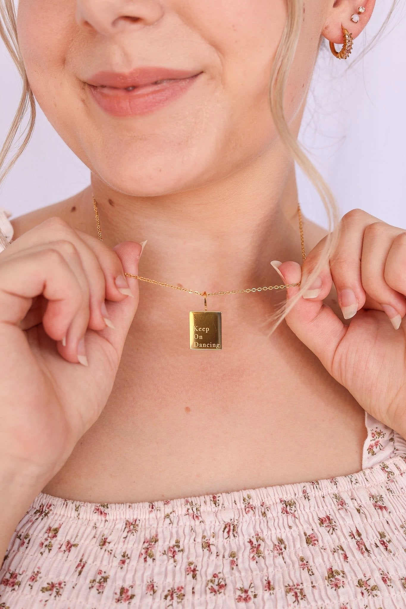 "Keep On Dancing" Necklace by Rose & Clay