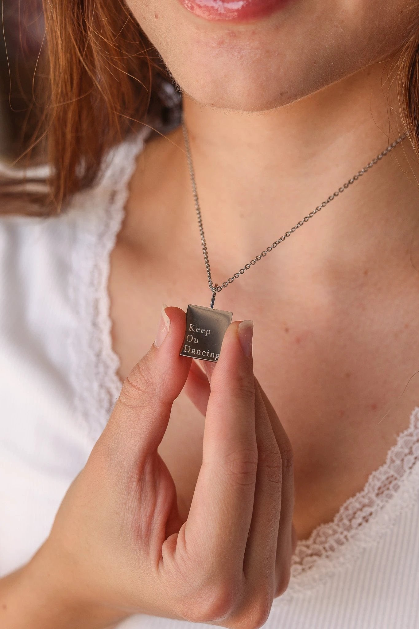 "Keep On Dancing" Necklace by Rose & Clay