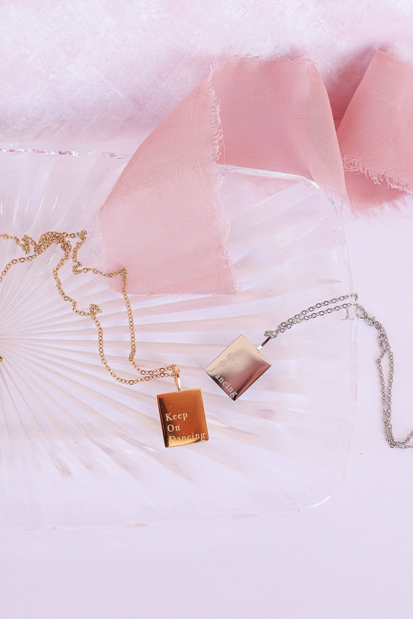 "Keep On Dancing" Necklace by Rose & Clay