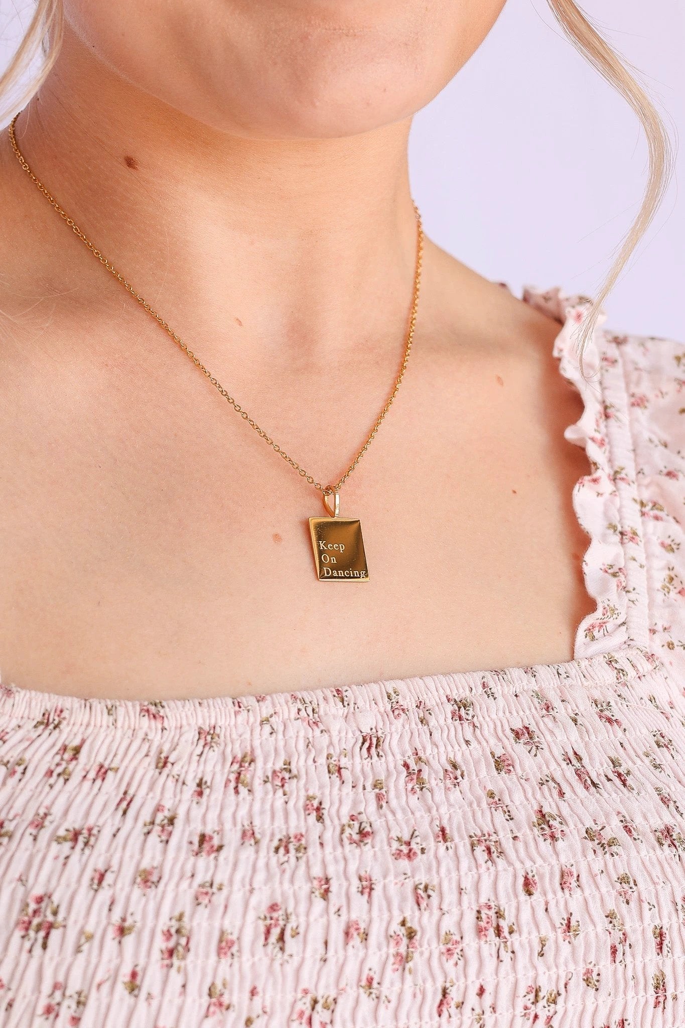 "Keep On Dancing" Necklace by Rose & Clay