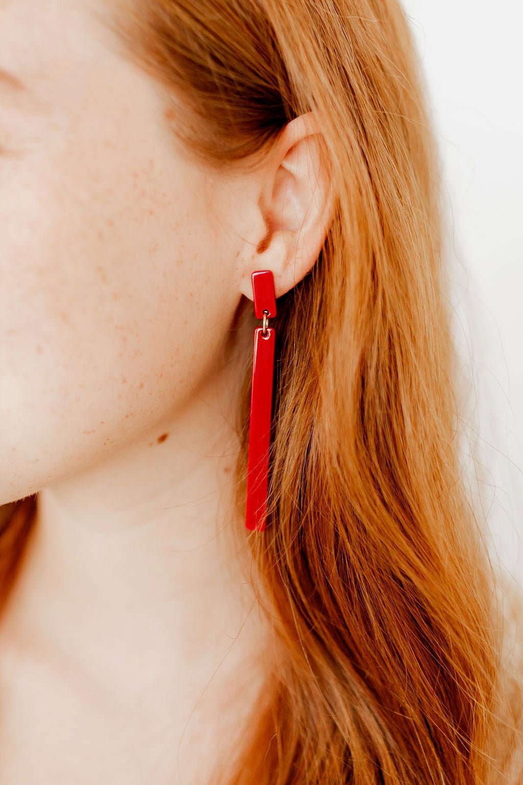 Keli Statement Earrings - Mulberry