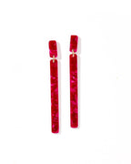 Keli Statement Earrings - Pinot Noir