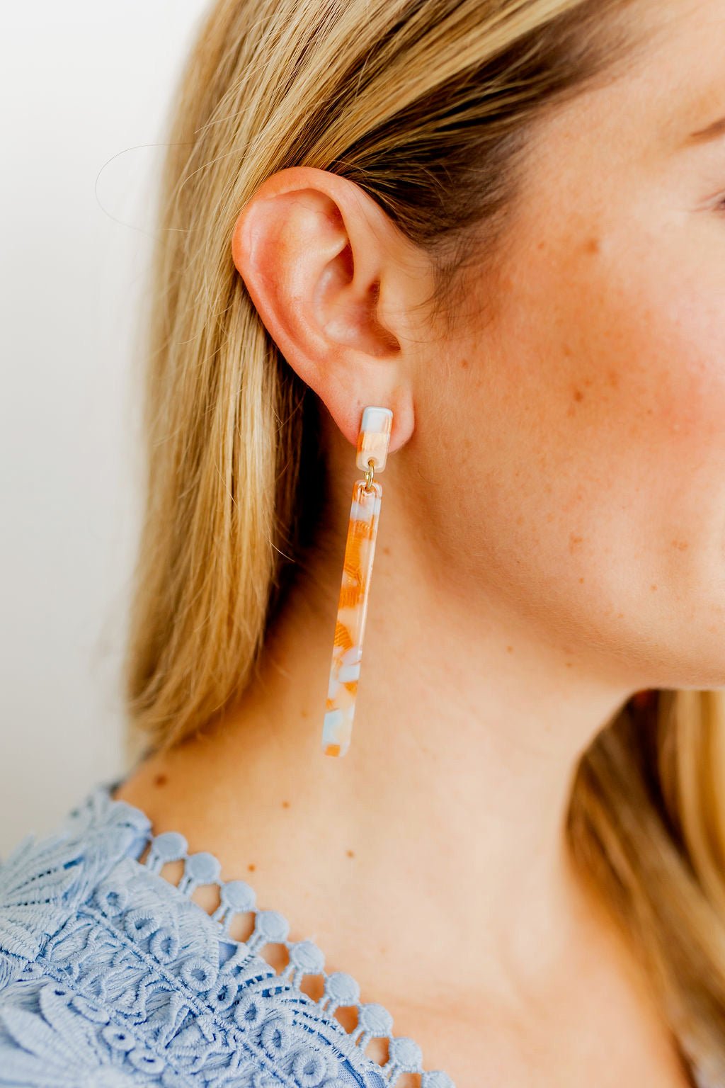 Keli Statement Earrings - Sunrise