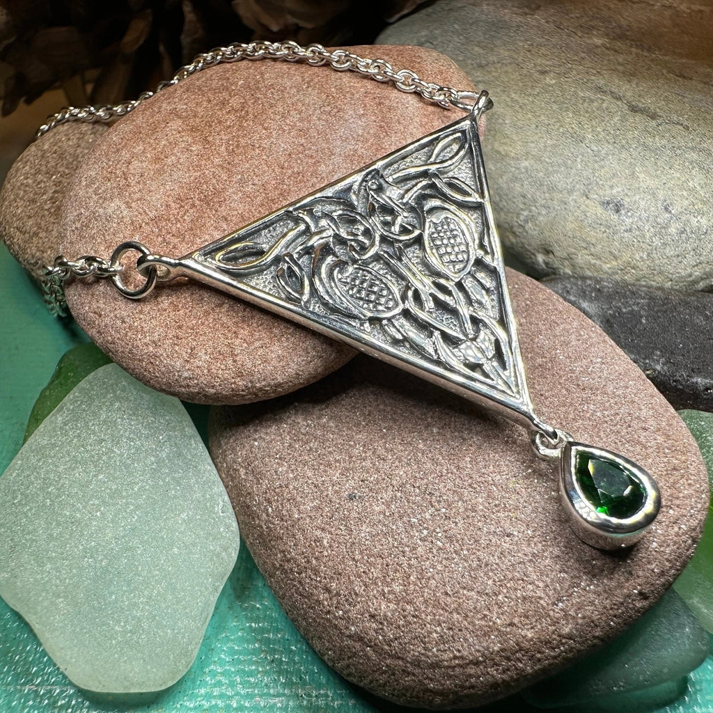 Kells Celtic Birds Necklace in Sterling Silver Necklet La Vie Bien Kells Celtic Birds Necklace in Sterling Silver