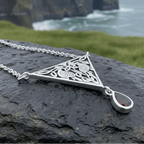 Kells Celtic Birds Necklace in Sterling Silver Necklet La Vie Bien Kells Celtic Birds Necklace in Sterling Silver