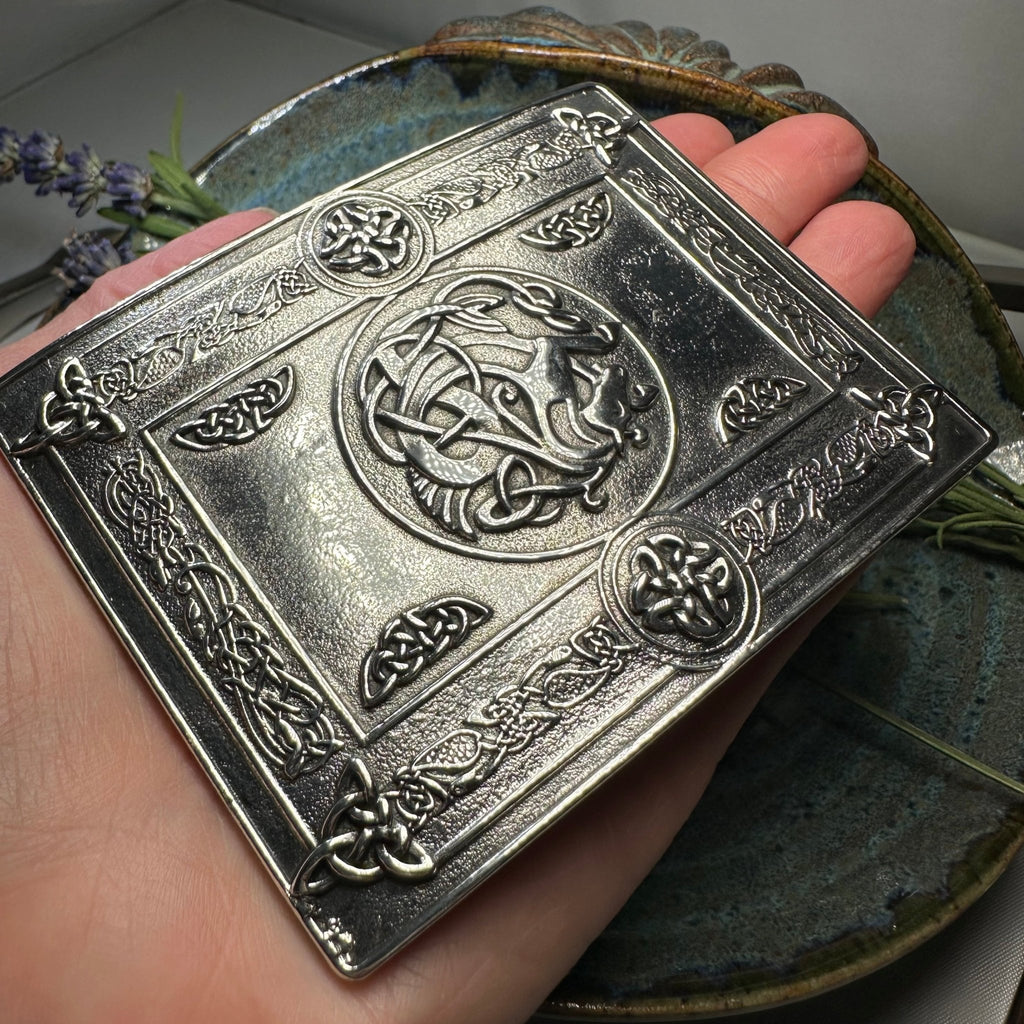 Kelpie Celtic Kilt Belt Buckle - Handmade in Scotland Belt Buckle La Vie Bien Kelpie Celtic Kilt Belt Buckle - Handmade in Scotland