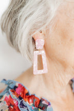 Kennedy Statement Earrings - Ballet Slipper
