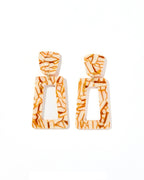 Kennedy Statement Earrings - Desert Sand