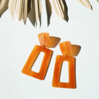 Kennedy Statement Earrings - Honey