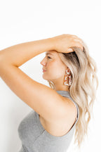Kennedy Statement Earrings - Texas Pearl