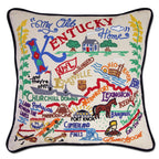 Kentucky Hand - Embroidered Pillow Pillows La Vie Bien Kentucky Hand - Embroidered Pillow