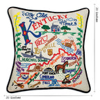 Kentucky Hand - Embroidered Pillow Pillows La Vie Bien Kentucky Hand - Embroidered Pillow