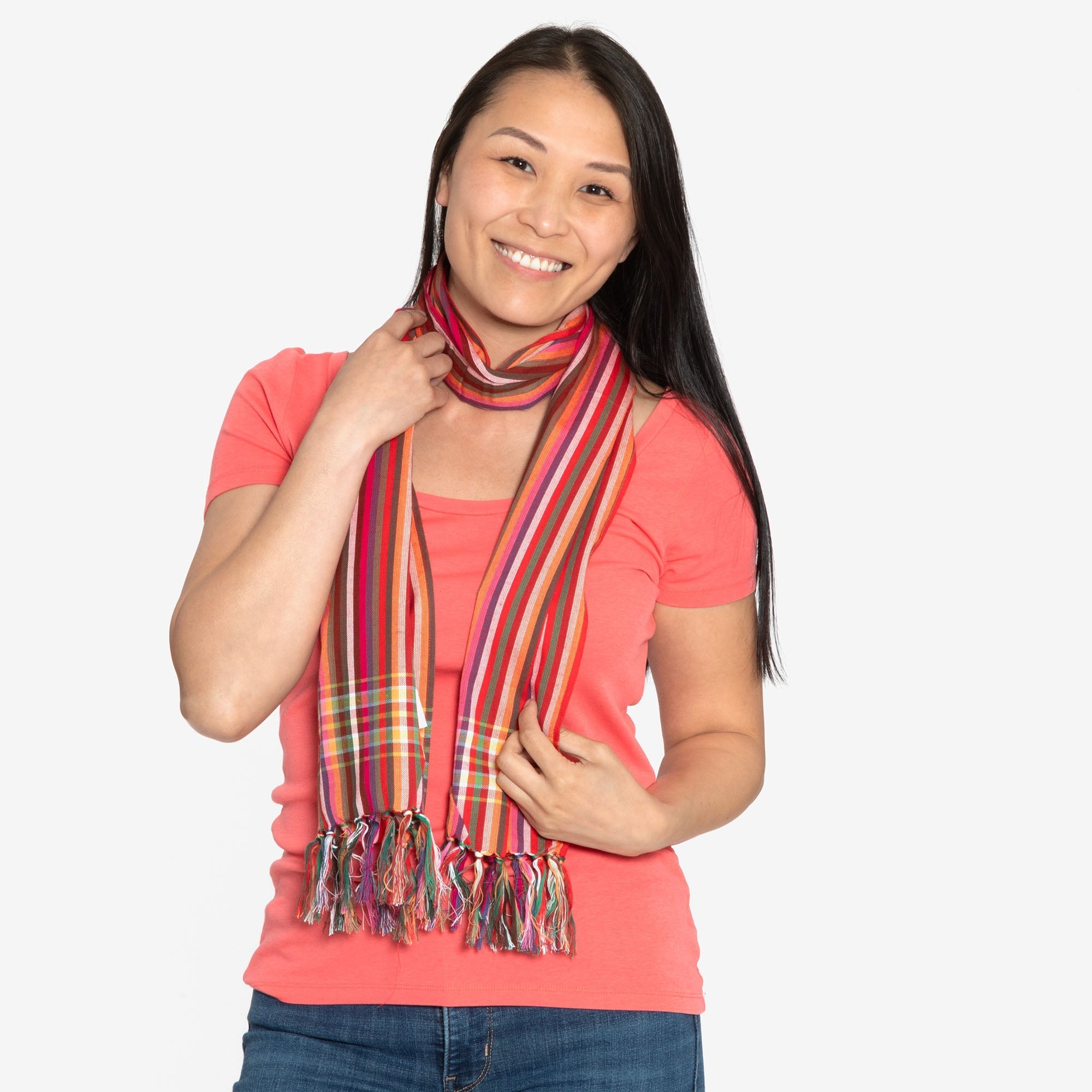 Kenyan Away With Hunger Scarf Scarves & Bandanas La Vie Bien Kenyan Away With Hunger Scarf