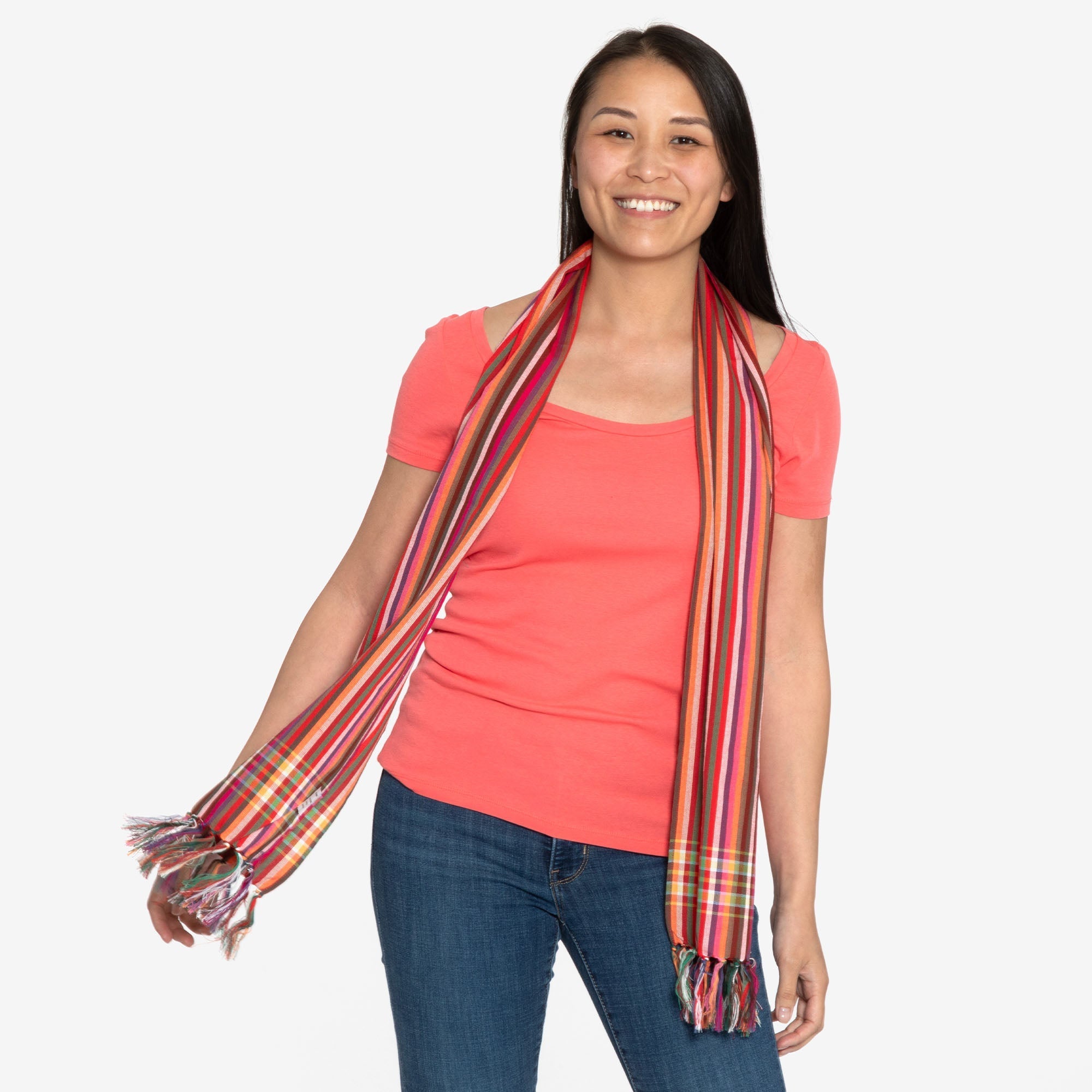 Kenyan Away With Hunger Scarf Scarves & Bandanas La Vie Bien Kenyan Away With Hunger Scarf
