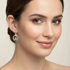 Kerry Irish Claddagh Earrings in Sterling Silver Dangle Earrings La Vie Bien Kerry Irish Claddagh Earrings in Sterling Silver