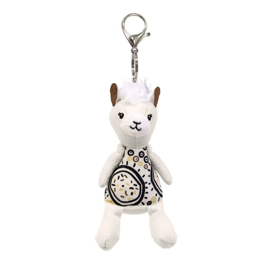 Keychain Plush Muchachos the Llama Just for Kids La Vie Bien Keychain Plush Muchachos the Llama