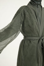 Khaki Full Coverage Mesh Kimono – Marina P2501-3 Pareo La Vie Bien Khaki Full Coverage Mesh Kimono – Marina P2501-3