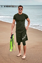 Khaki Men's Shorts S2411 Erkek Şort La Vie Bien Khaki Men's Shorts S2411
