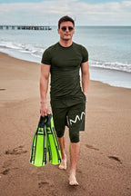 Khaki Men's Shorts S2411 Erkek Şort La Vie Bien Khaki Men's Shorts S2411