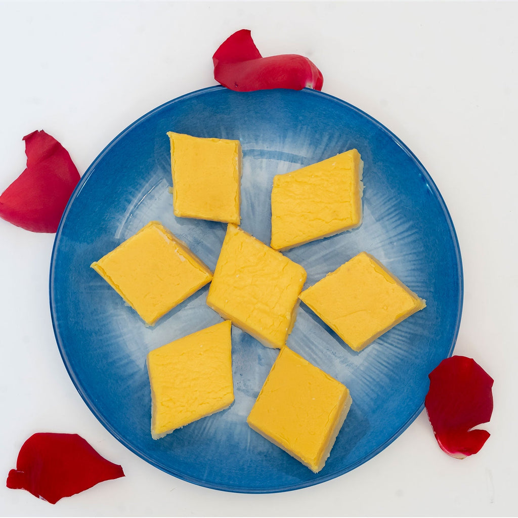 Khoya Burfi : Mango La Vie Bien Khoya Burfi : Mango