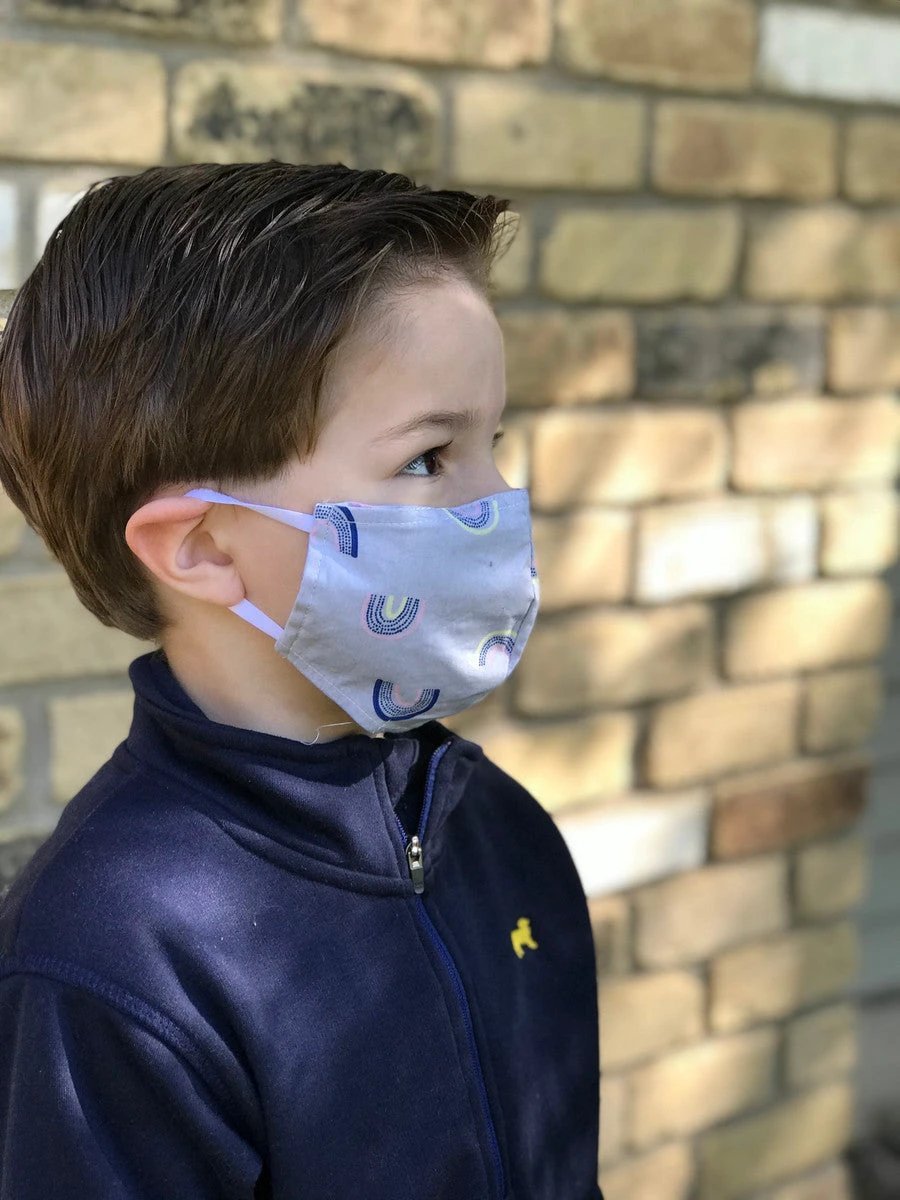 Kids Cotton Face Masks - 5 Pack