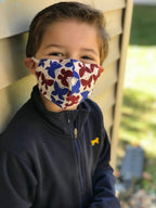 Kids Cotton Face Masks - 5 Pack