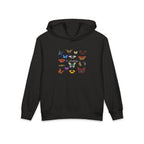 Kids' "die Schmetterlinge" German Hooded Sweatshirt — Lightweight Youth Hoodie Kids clothes La Vie Bien Kids' "die Schmetterlinge" German Hooded Sweatshirt — Lightweight Youth Hoodie