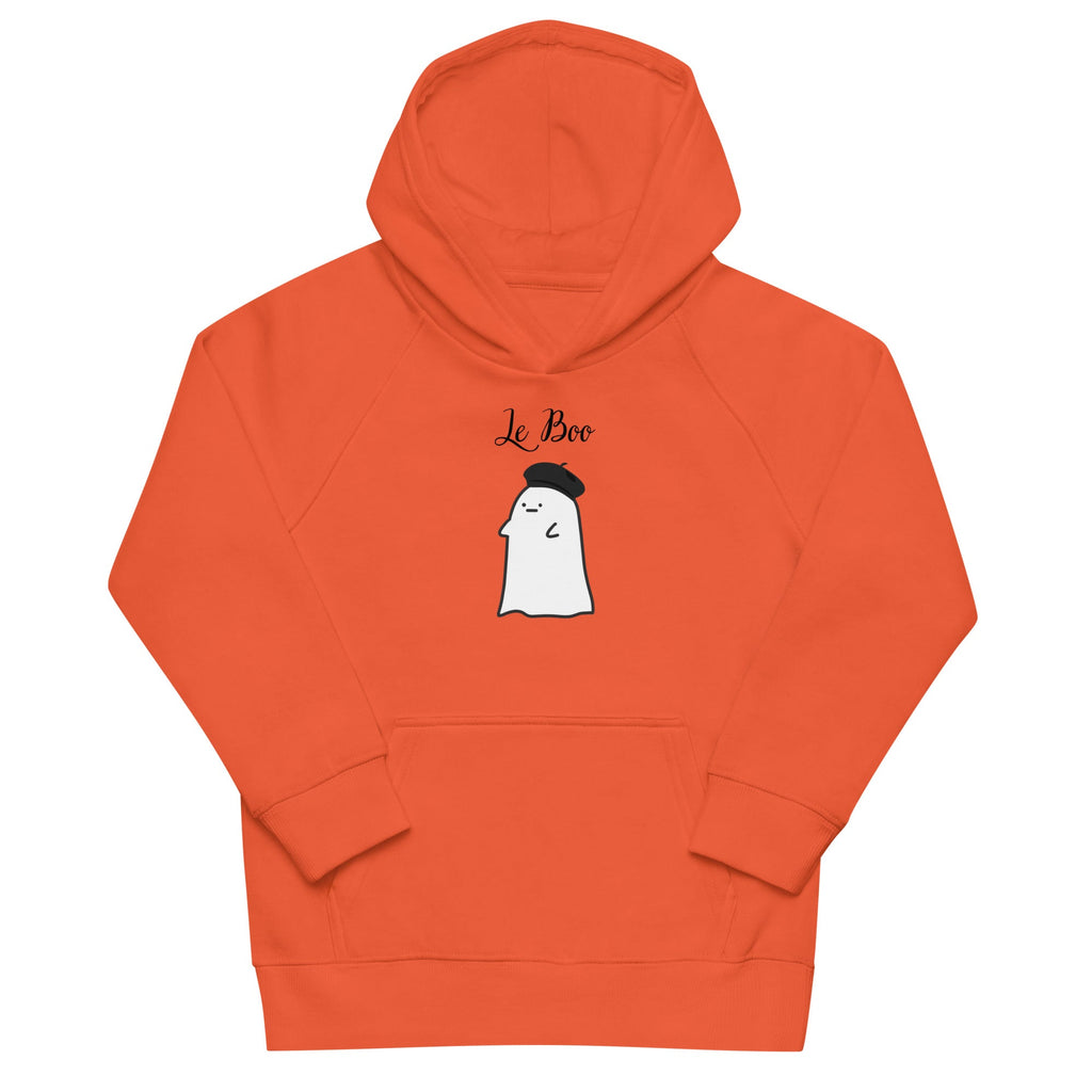 Kids French ghost le boo eco hoodie