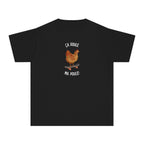 Kids funny French tee "Ça Roule Ma Poule", Youth T-Shirt, Cute Farm Animal Design Kids clothes La Vie Bien Kids funny French tee "Ça Roule Ma Poule", Youth T-Shirt, Cute Farm Animal Design