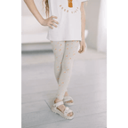 Kids Lightweight Leggings with Small Trees by Polished Prints