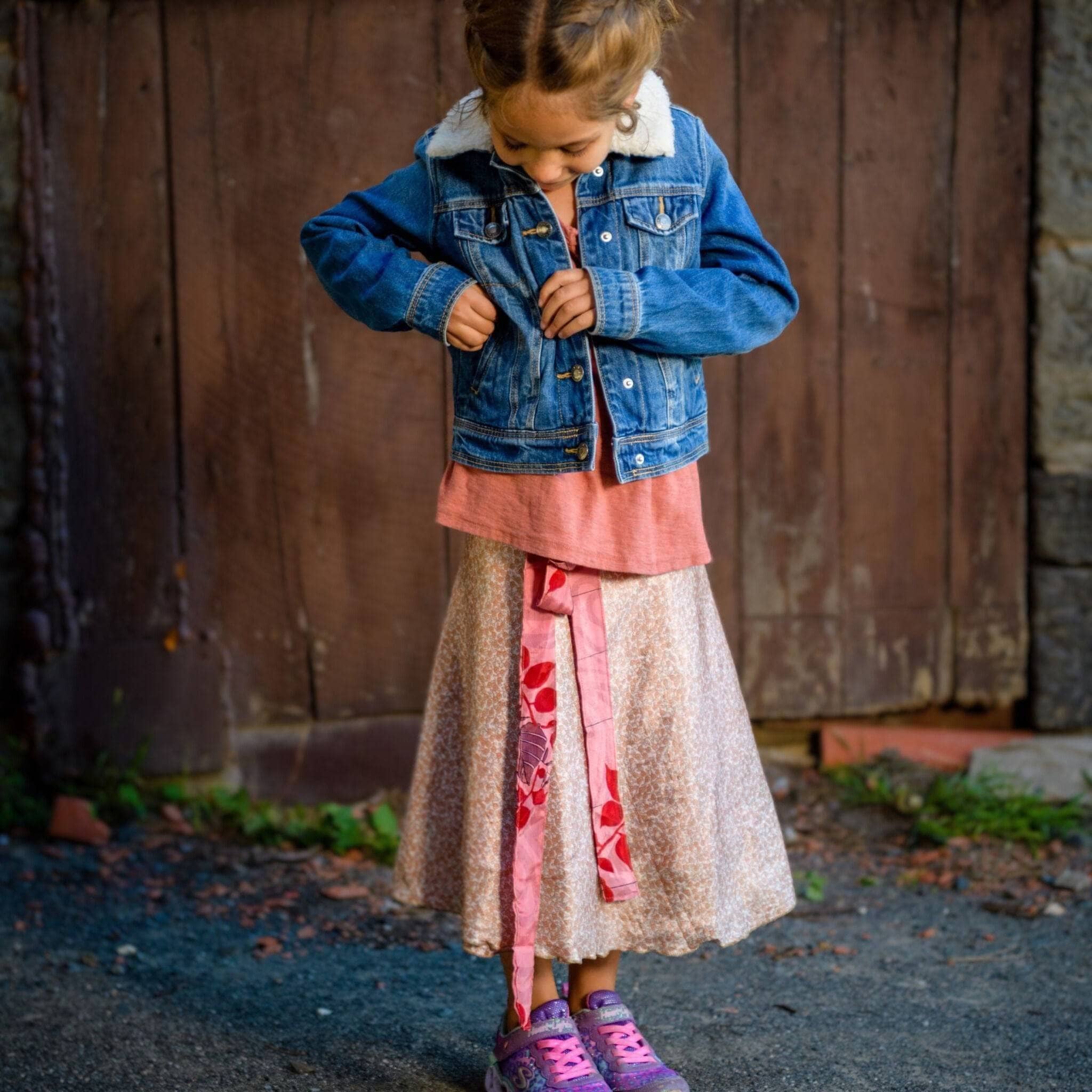 Tiny Dancer Kids Skirt – Recycled Sari Magic