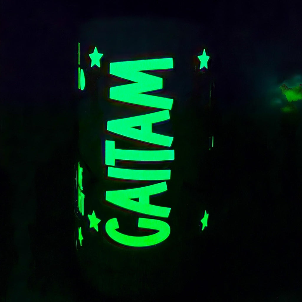Kids Shine Bright Christmas Lights Glow - in - the - Dark Sippy Cup Drinkware La Vie Bien Kids Shine Bright Christmas Lights Glow - in - the - Dark Sippy Cup