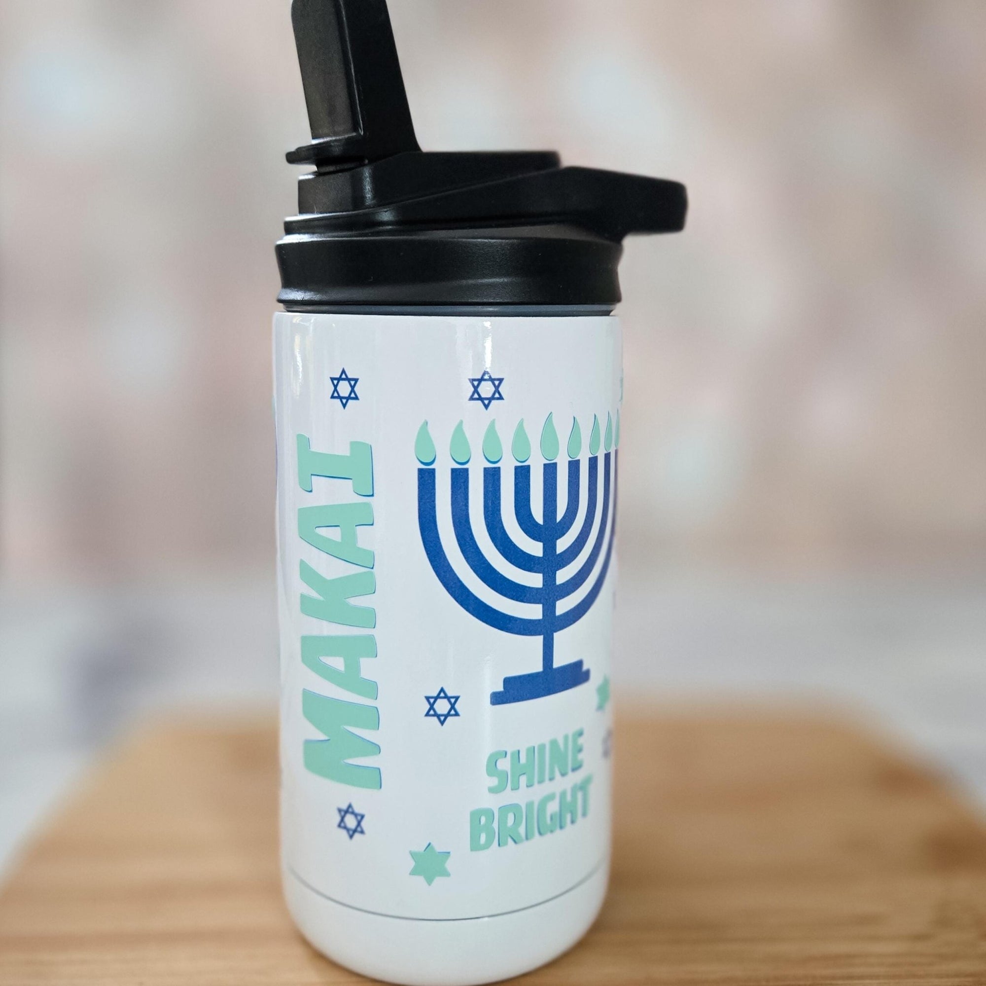 Kids Shine Bright Menorah Glow - in - the - Dark Sippy Cup